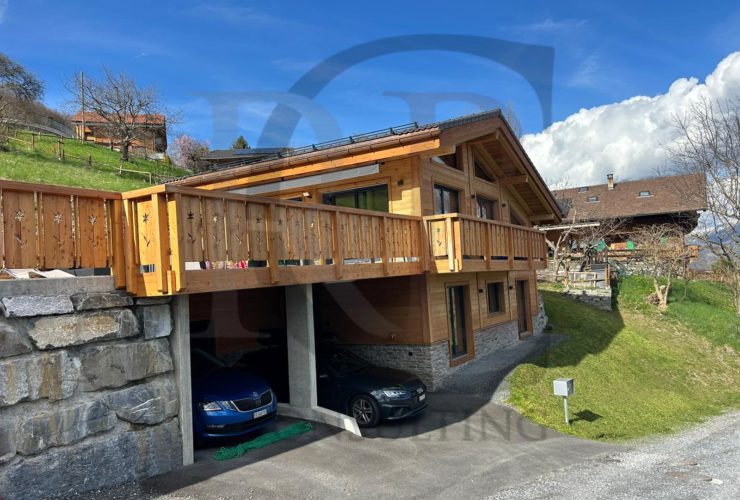 Chalet sur plan sur les hauts de Monthey