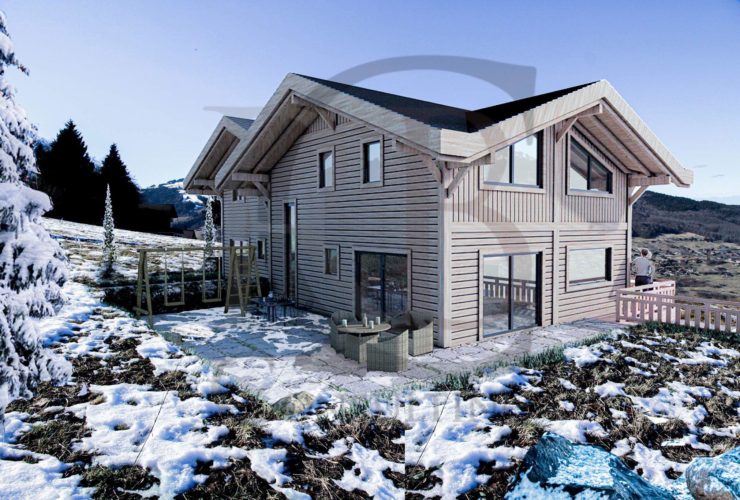 CHALET AVEC PERMIS AU CALME