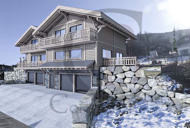 CHALET AVEC PERMIS AUTORISE AU CALME